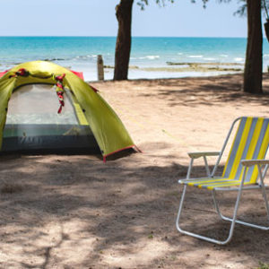 Un camping à Lège Cap Ferret