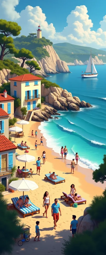 village vacances en bord de mer