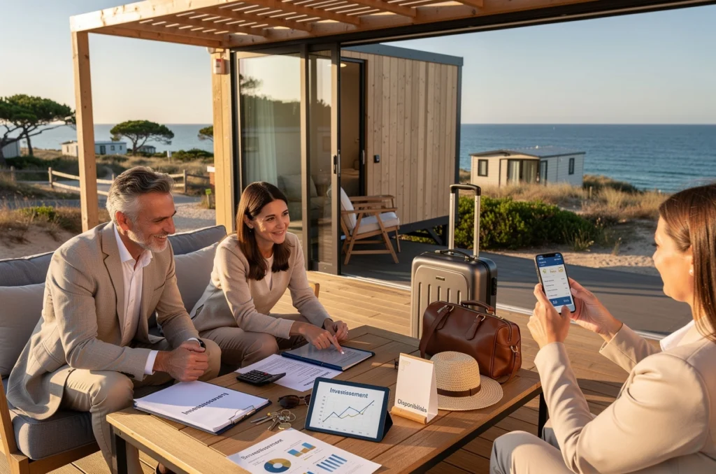 mobil-homes avec vue mer