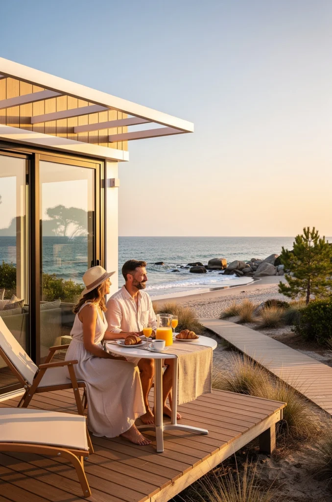 mobil-homes avec vue mer